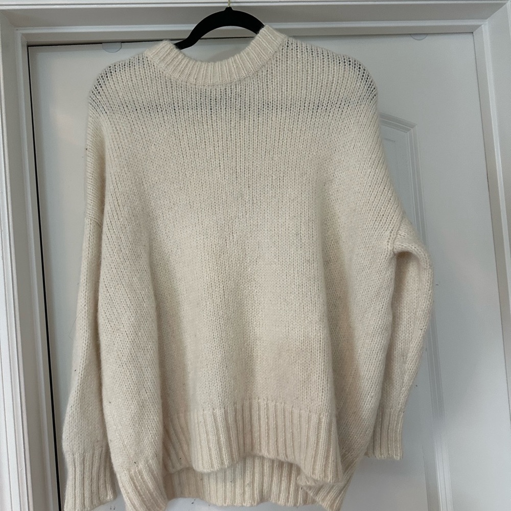 Jenni Kayne Alpaca Cocoon Crewneck sweater